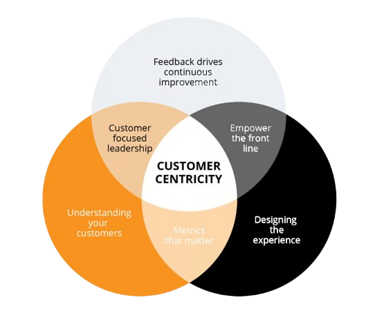 Customer centricity diagram